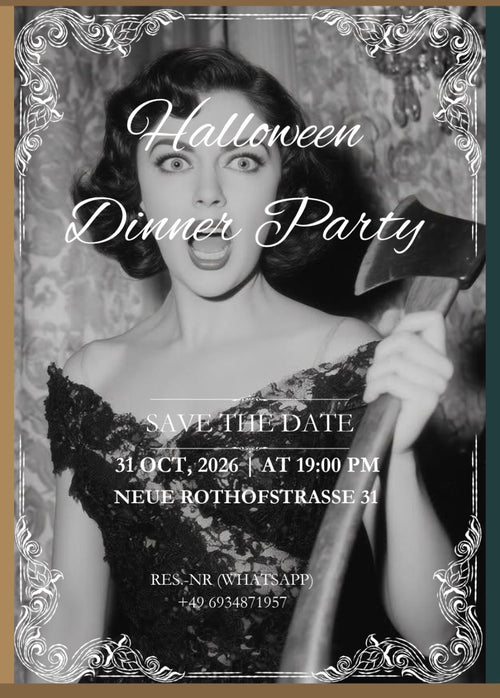 DFG x WhereToGo Halloween Dinner Party – 31. Oktober 2026, DFG Frankfurt