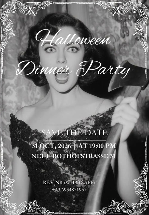 DFG x WhereToGo Halloween Dinner Party – 31. Oktober 2026, DFG Frankfurt